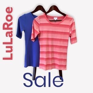 𝅺Brand New LULAROE Bundle of 2 Gigi Fitted Top